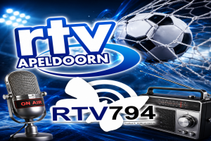 RTV Apeldoorn en Radio794 werken samen tijdens sportuitzending