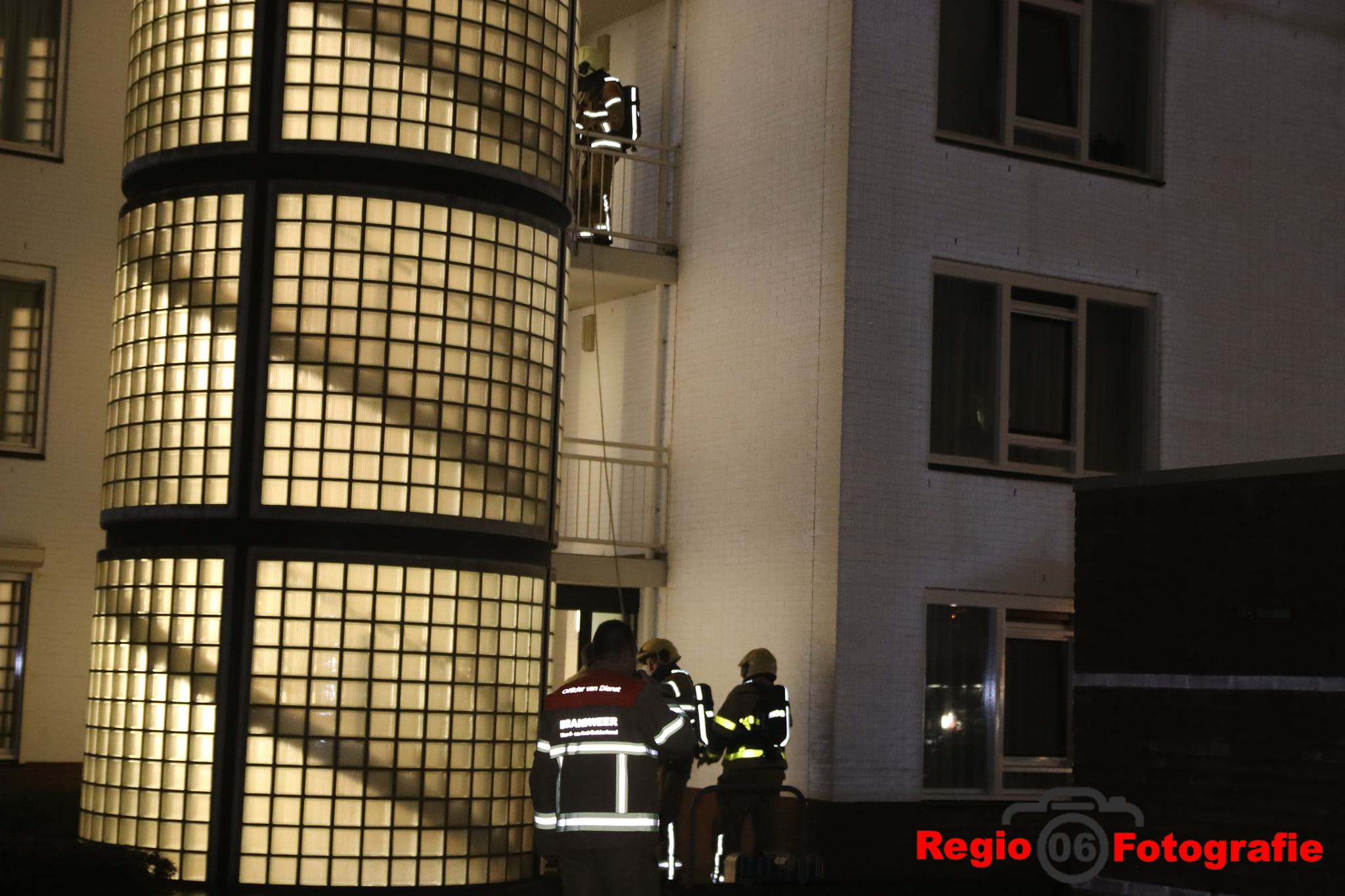 Brand in flatgebouw aan de Vorstenhof in Apeldoorn