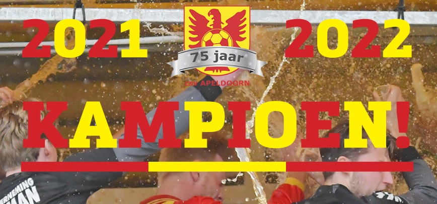 CSV Apeldoorn wint strijd om kampioenstitel